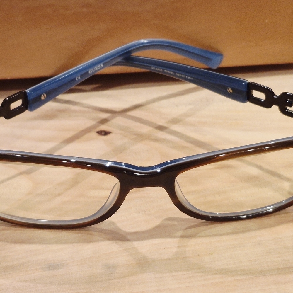 Guess Blue and Black Women's Glasses - Picture 6 of 11